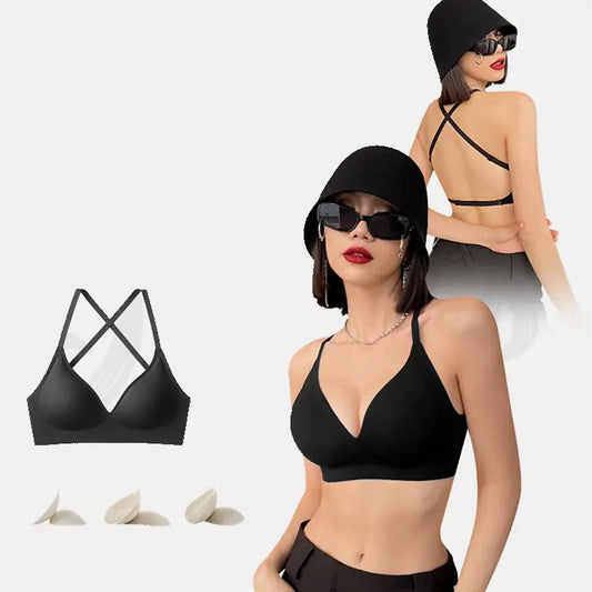 Women's Seamless Push-Up Bra for Sports and Daily Wear