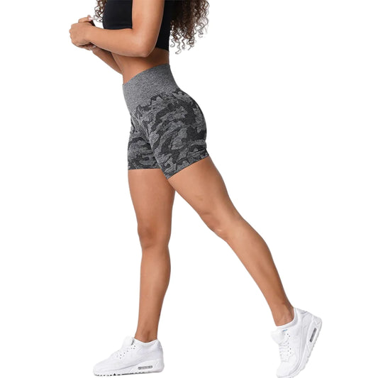 Camouflage Yoga Shorts