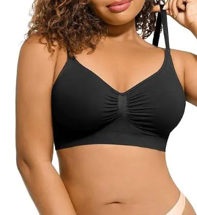 Wireless Plus Size Seamless Push-up Bra