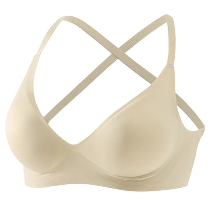 Women's Seamless Push-Up Bra for Sports and Daily Wear