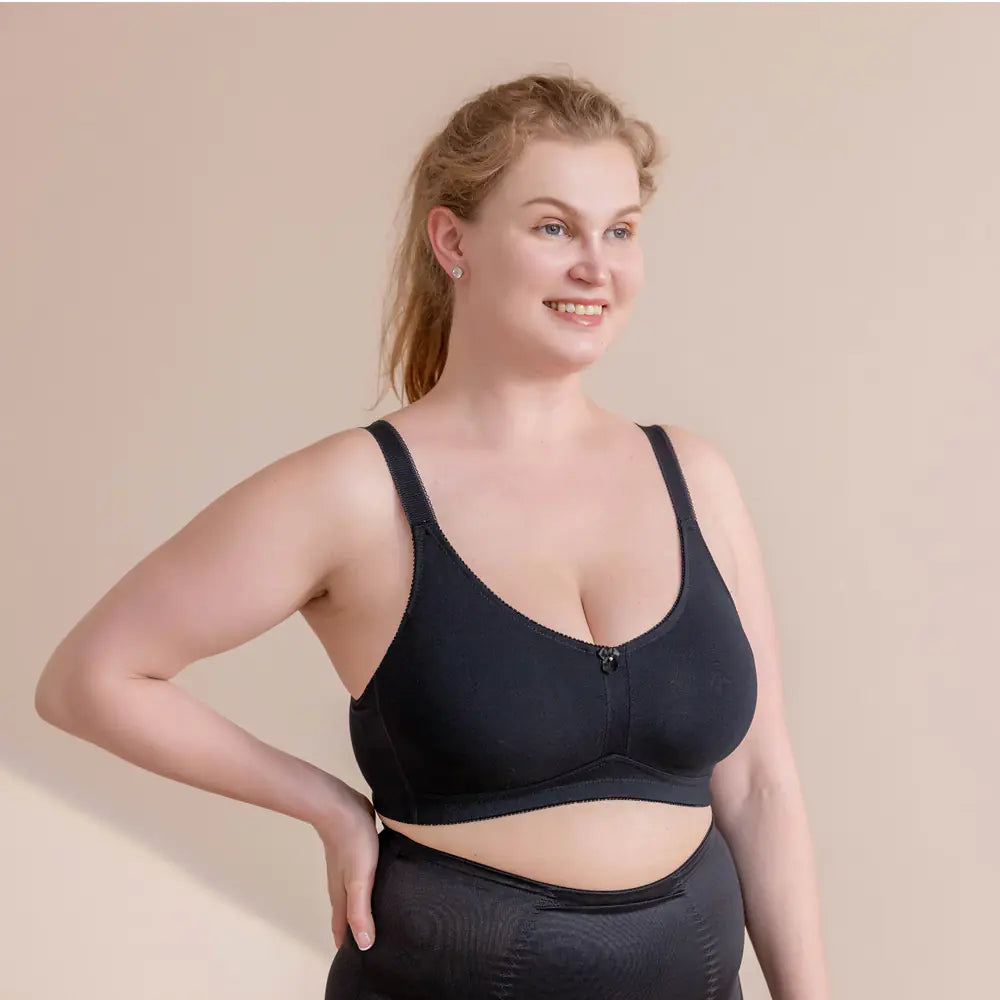 Post-Surgery Bra with Silicone Padding for Larger Busts