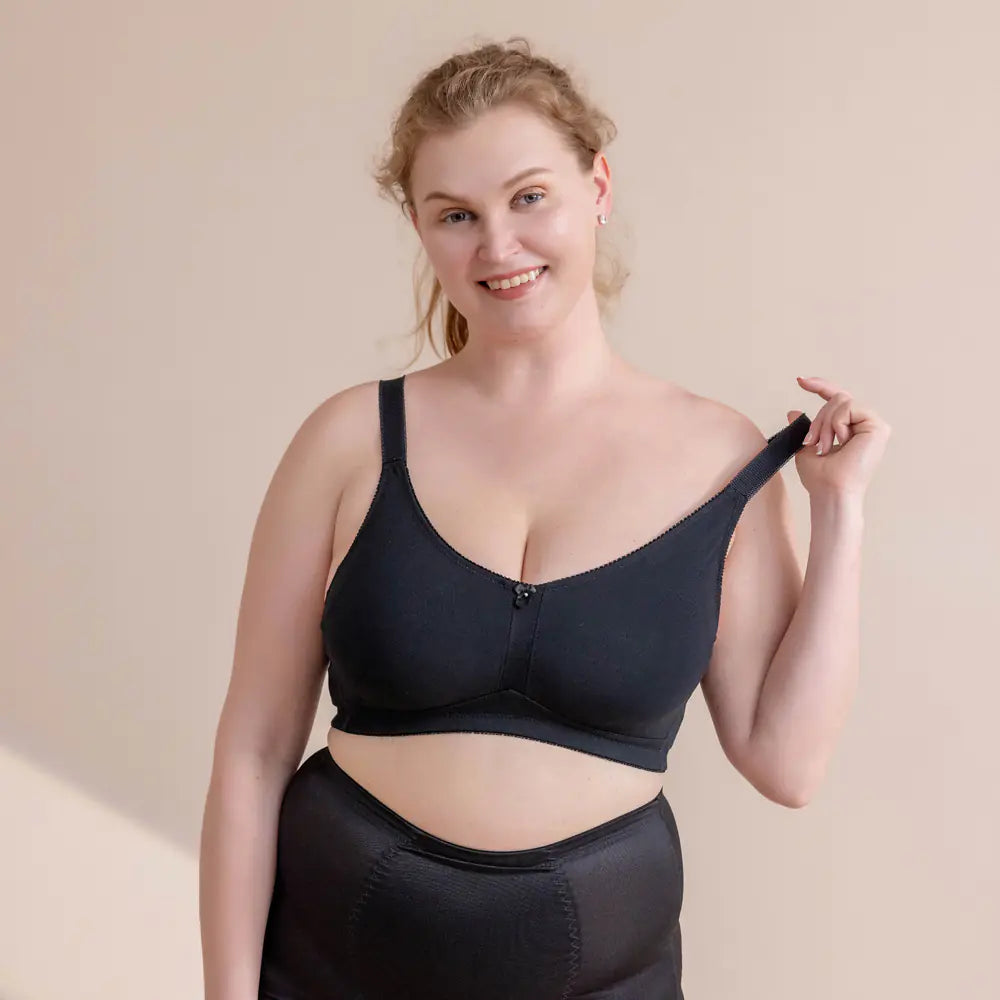 Post-Surgery Bra with Silicone Padding for Larger Busts