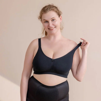Post-Surgery Bra with Silicone Padding for Larger Busts