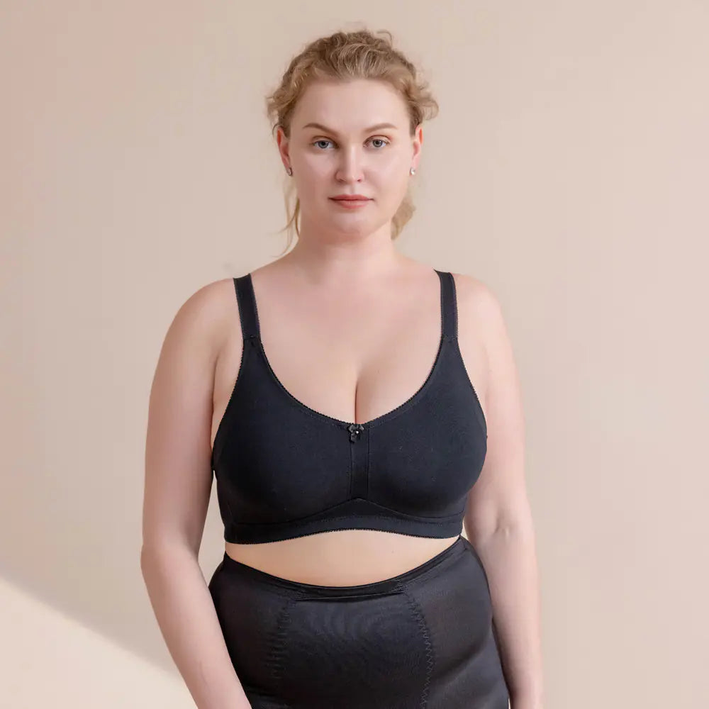 Post-Surgery Bra with Silicone Padding for Larger Busts