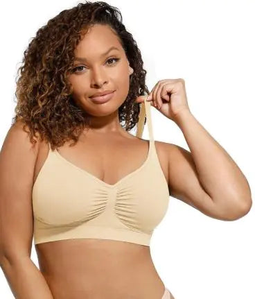Wireless Plus Size Seamless Push-up Bra