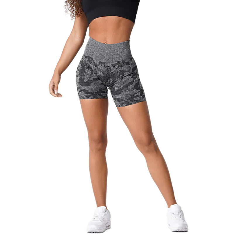 Camouflage Yoga Shorts