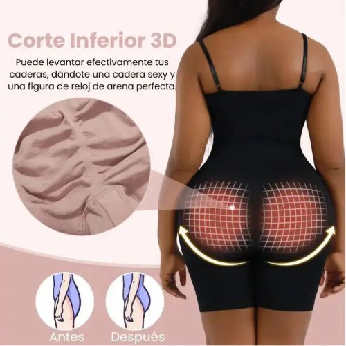 Imagen 3D que muestra el efecto de levantamiento de la Faja PerfectFit Senselle
