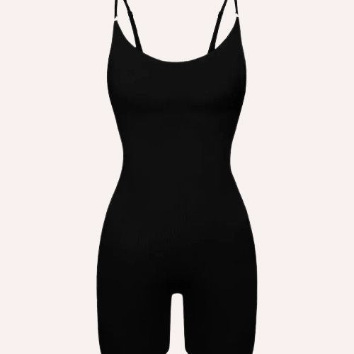 Faja PerfectFit Senselle en color negro en vista plana