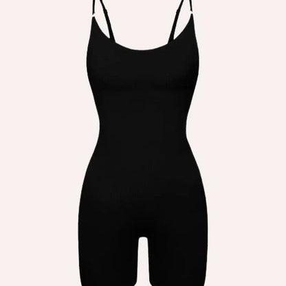 Faja PerfectFit Senselle en color negro en vista plana