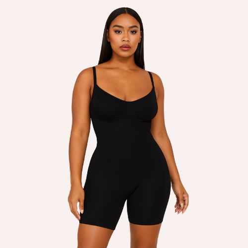 Faja PerfectFit Senselle en color negro vista frontal