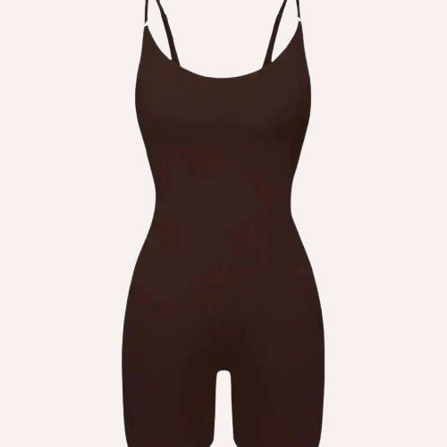 Faja PerfectFit Senselle en color marrón en vista plana