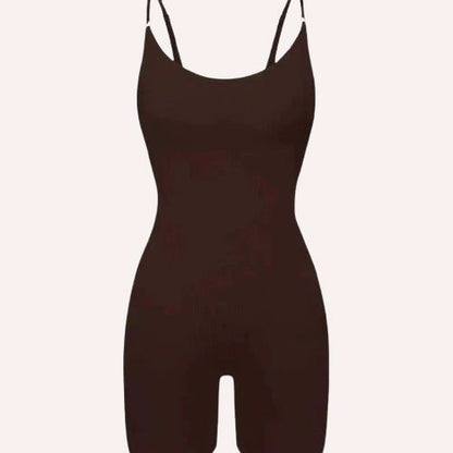 Faja PerfectFit Senselle en color marrón en vista plana