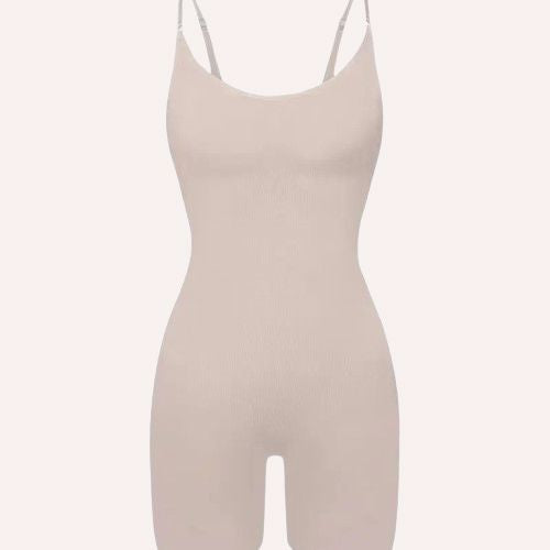 Faja PerfectFit Senselle en color nude en vista plana