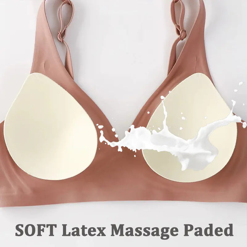 Seamless Women's Soft Fit Wireless Bra and Underwear
