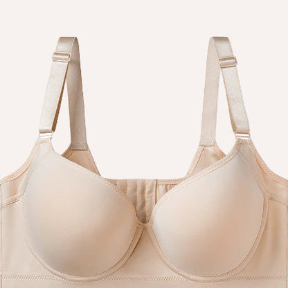 Sujetador beige Senselle con soporte firme y acabado elegante para uso diario.