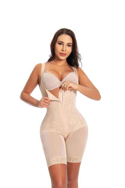 New Plus Size Shaping Bodysuit for Women with Zipper